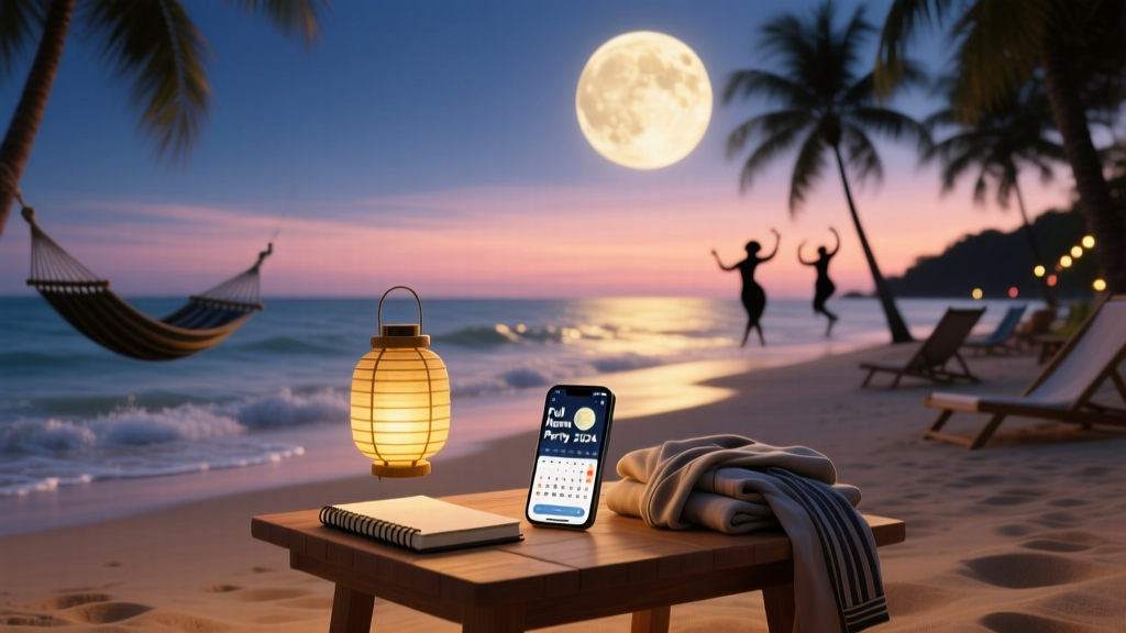 When Is The Thailand Full Moon Party in 2024–2025? (Exact Dates, Local Time Zones, & How to Avoid Sold-Out Hostels)