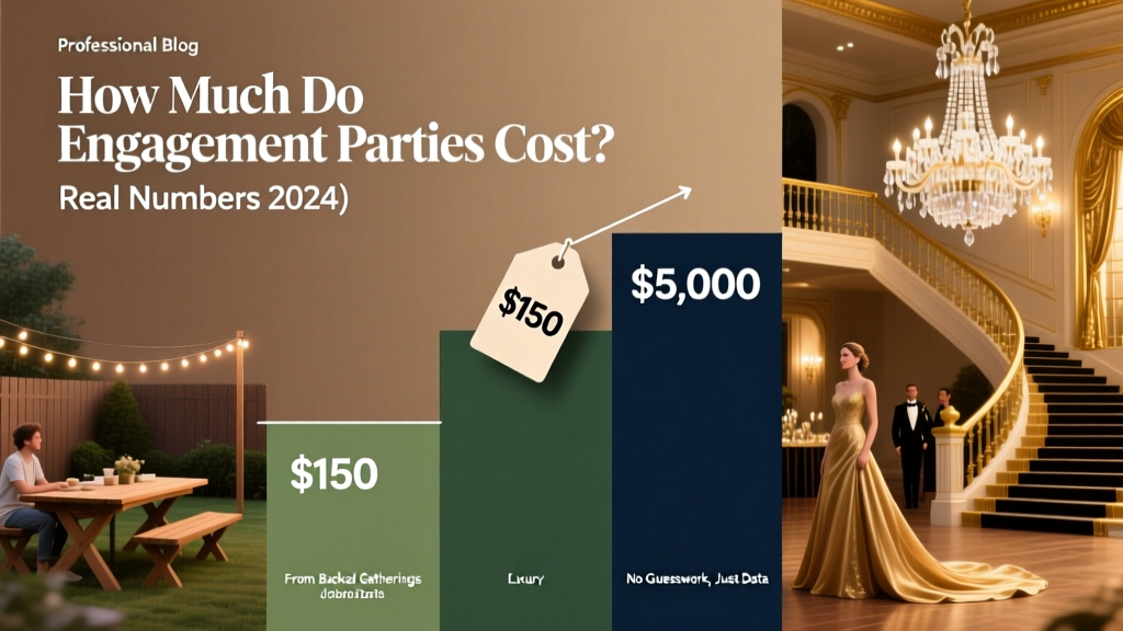 How Much Do Engagement Parties Cost? The Real Numbers (2024) — From $150 Backyard Gatherings to $5,000 Luxury Celebrations (No Guesswork, Just Data)