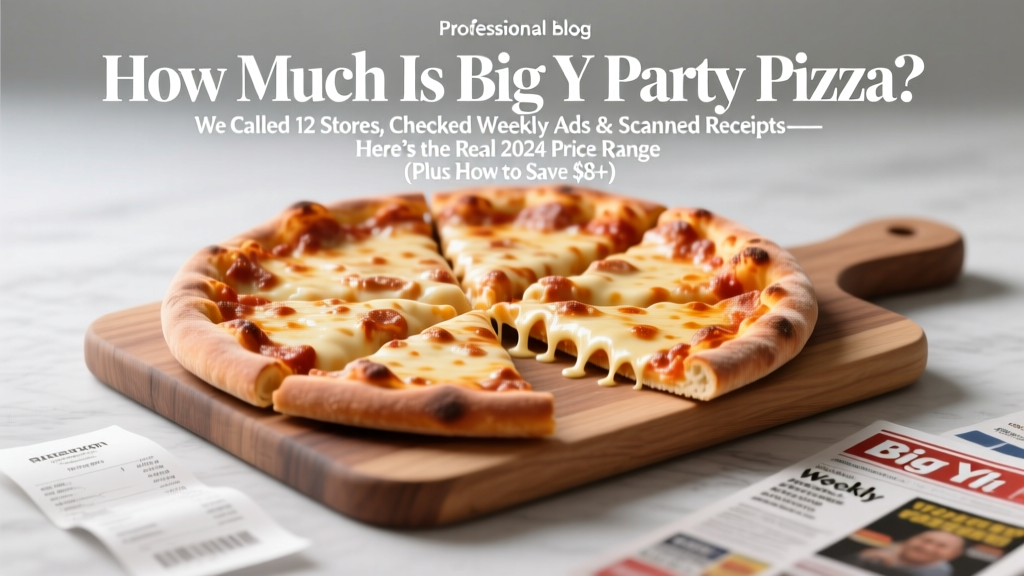 How Much Is Big Y Party Pizza? We Called 12 Stores, Checked Weekly Ads & Scanned Receipts—Here’s the Real 2024 Price Range (Plus How to Save $8+)