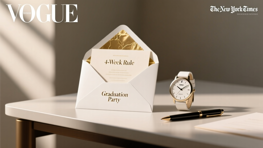 How Far in Advance to Send Graduation Party Invitations: The 4-Week Rule (Plus When to Break It for Last-Minute Honorees, Busy Families, and Surprise Celebrations)