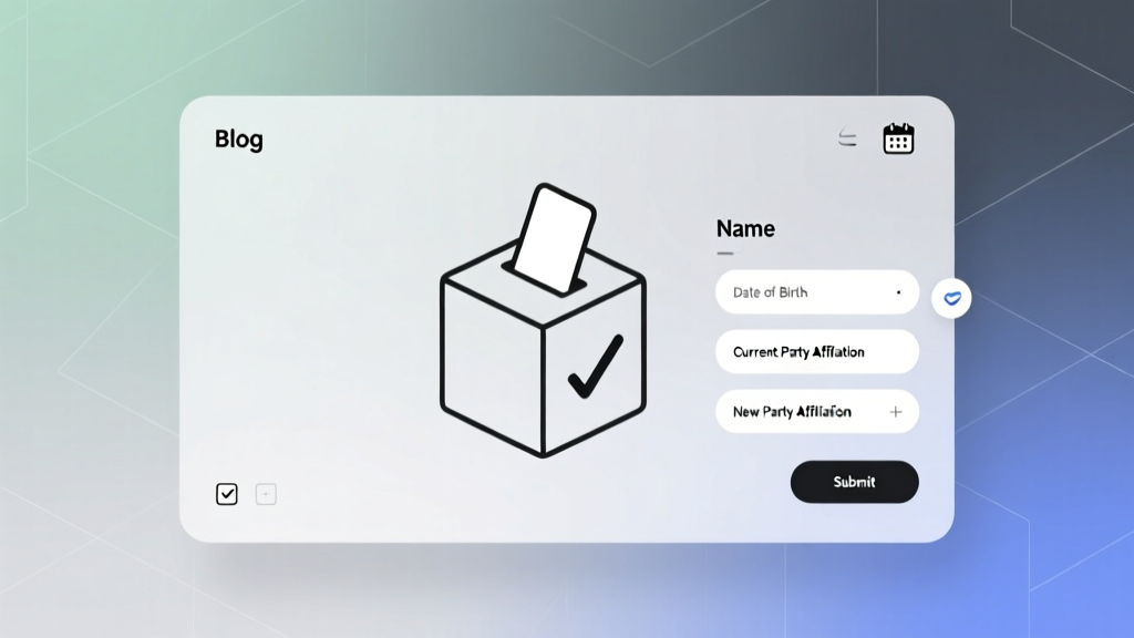 How to Change Party Affiliation in New Jersey: A Step-by-Step Minimal Checklist (3 Minutes, Zero Fees, Done Before Primary Deadline)