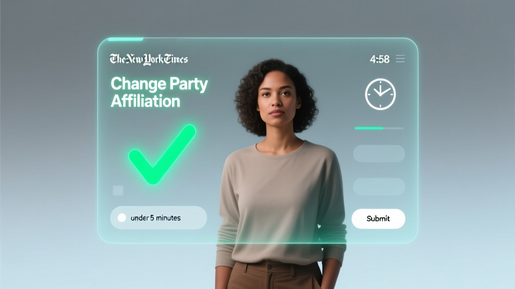 How to Change Your Political Party in Oregon: A Step-by-Step Guide That Takes Less Than 5 Minutes (No Forms, No Mail, No Waiting)