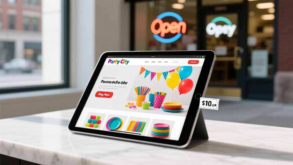 Can you order from Party City online? Yes — and here’s exactly how to skip the store lines, avoid out-of-stock headaches, get same-day pickup in 92% of locations, and save up to 35% with digital-only coupons (no app required).