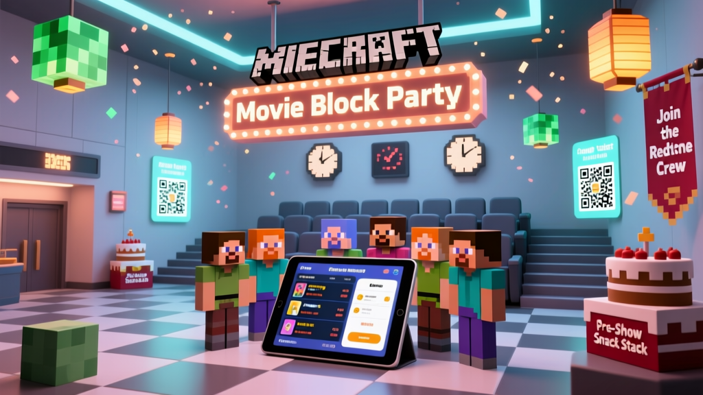 Stop Scrolling & Start Planning: Your Exact 'Minecraft Movie Block Party Edition Showtimes' — Real-Time Theater Listings, Group Ticket Hacks, and Pre-Show Party Prep (All Updated for 2024)