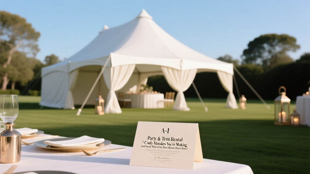 A-1 Party & Tent Rental: 7 Costly Mistakes You’re Making (And Exactly How to Fix Them Before Your Event Date)