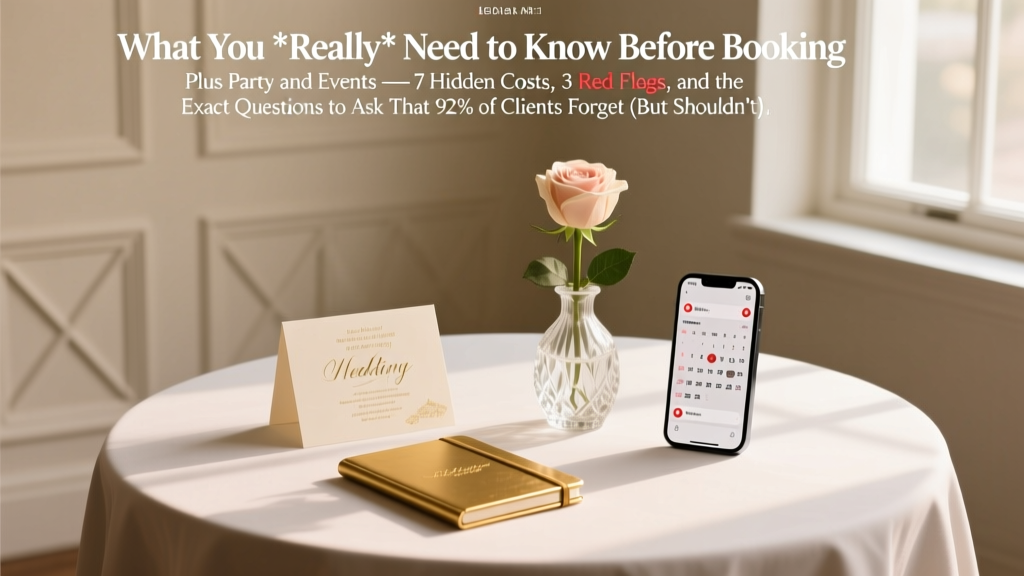 What You *Really* Need to Know Before Booking A Plus Party and Events — 7 Hidden Costs, 3 Red Flags, and the Exact Questions to Ask That 92% of Clients Forget (But Shouldn’t)
