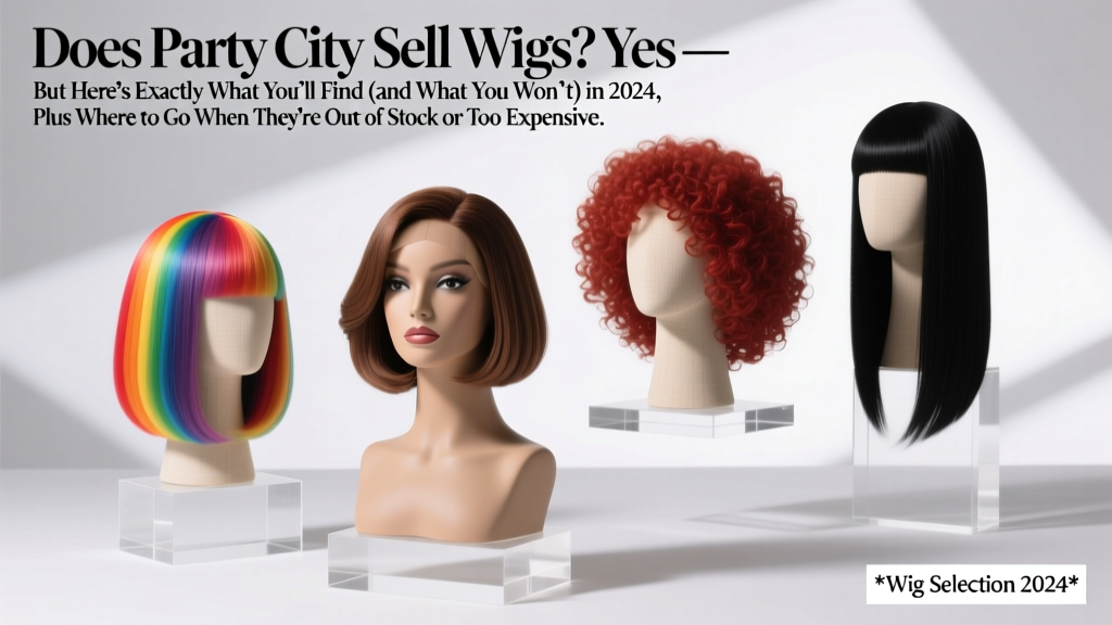Does Party City Sell Wigs? Yes — But Here’s Exactly What You’ll Find (and What You Won’t) in 2024, Plus Where to Go When They’re Out of Stock or Too Expensive