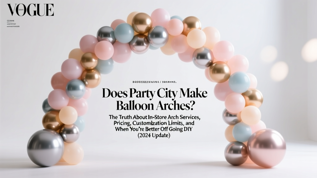 Does Party City Make Balloon Arches? The Truth About In-Store Arch Services, Pricing, Customization Limits, and When You’re Better Off Going DIY (2024 Update)