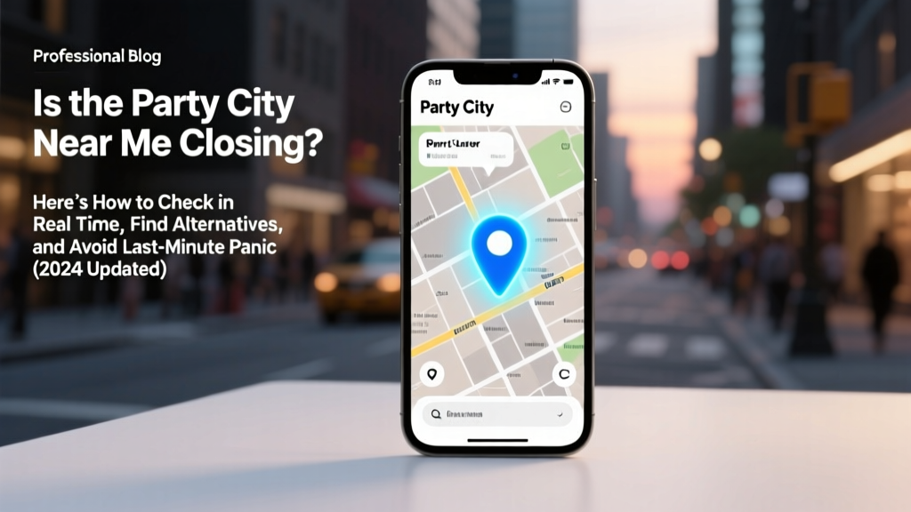 Is the Party City Near Me Closing? Here’s How to Check in Real Time, Find Alternatives, and Avoid Last-Minute Panic (2024 Updated)