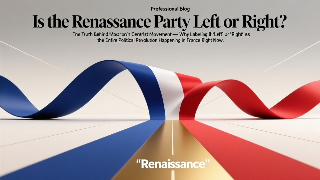 Is the Renaissance Party Left or Right? The Truth Behind Macron’s Centrist Movement — Why Labeling It ‘Left’ or ‘Right’ Misses the Entire Political Revolution Happening in France Right Now