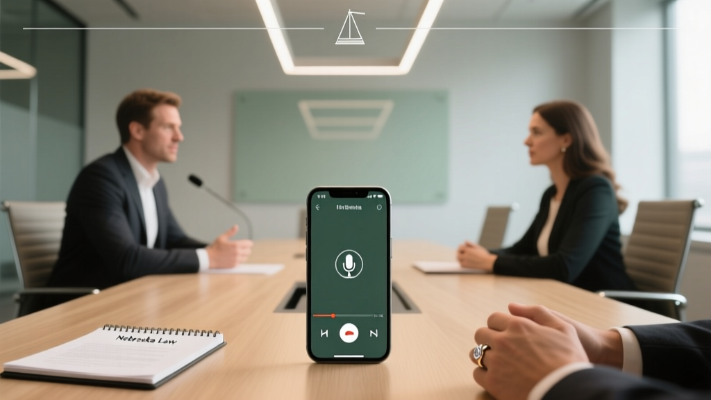 Is Nebraska a one-party recording state? Yes — but here’s exactly what that means for your next meeting, wedding, or tenant screening (and why assuming it’s ‘safe’ could land you in legal trouble)