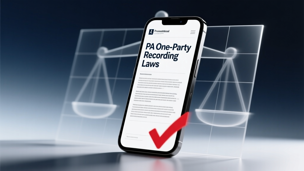 Is PA a one party recording state? Yes — but here’s exactly when it’s legal, when it’s risky, and how to avoid civil lawsuits or criminal charges even if you’re technically compliant.