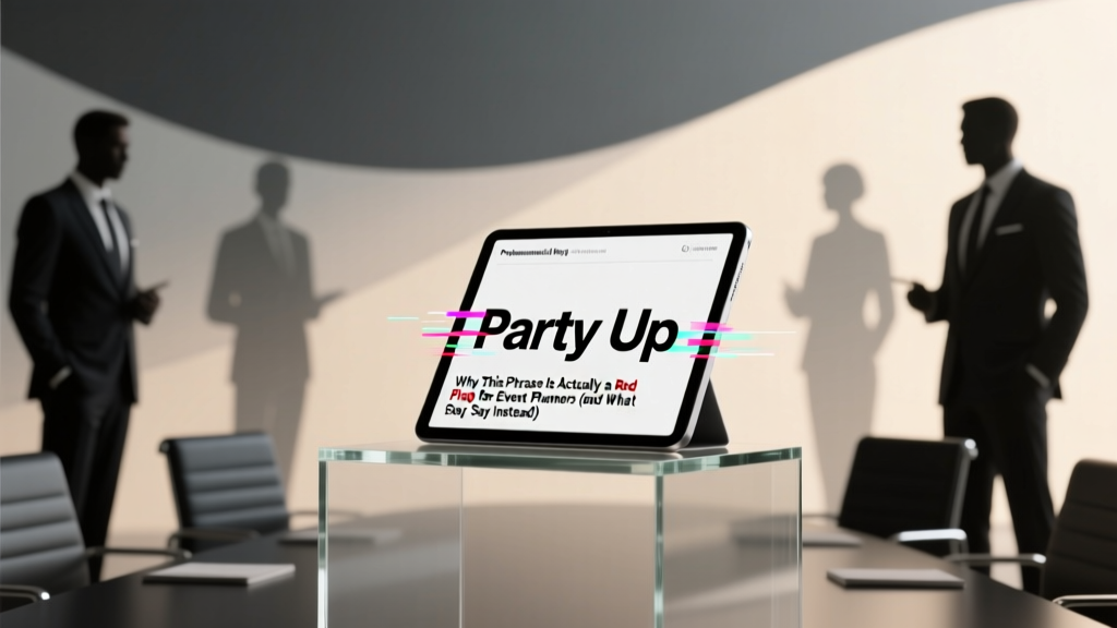 Is 'Party Up' a Diss Track? Why This Phrase Is Actually a Red Flag for Event Planners (and What to Say Instead)
