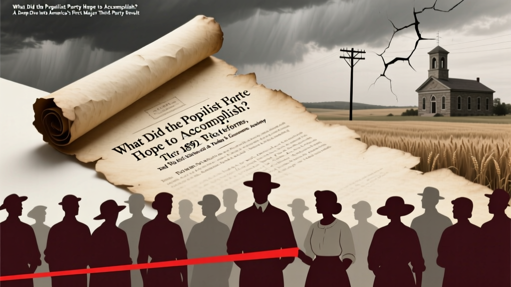 What Did the Populist Party Hope to Accomplish? The 1892 Platform, Forgotten Reforms, and Why Their Vision Still Resonates in Today’s Economic Anxiety — A Deep Dive Into America’s First Major Third-Party Revolt