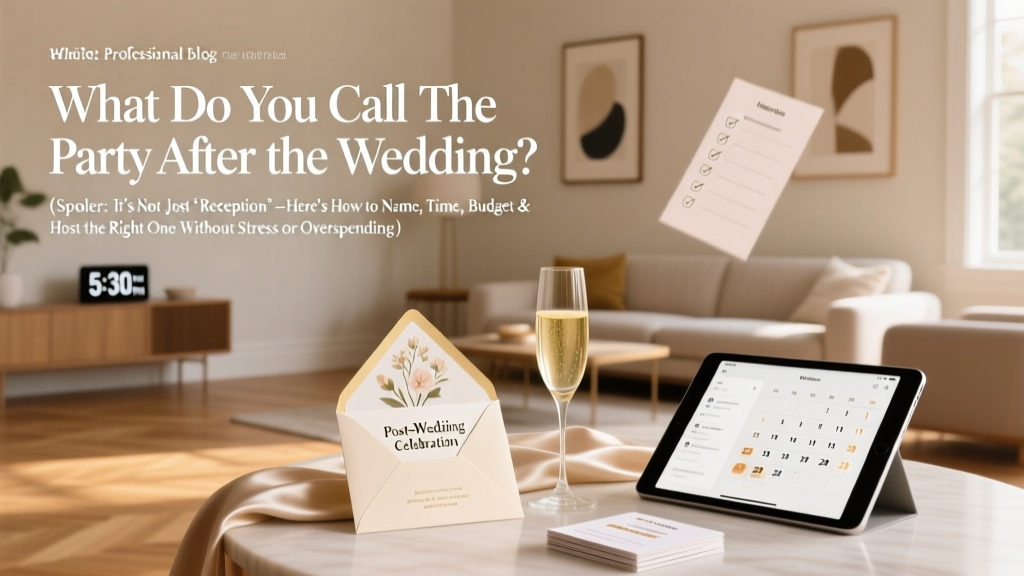 What Do You Call the Party After the Wedding? (Spoiler: It’s Not Just ‘Reception’—Here’s How to Name, Time, Budget & Host the Right One Without Stress or Overspending)