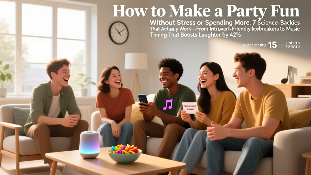 How to Make a Party Fun (Without Stress or Spending More): 7 Science-Backed Tactics That Actually Work—From Introvert-Friendly Icebreakers to Music Timing That Boosts Laughter by 42%