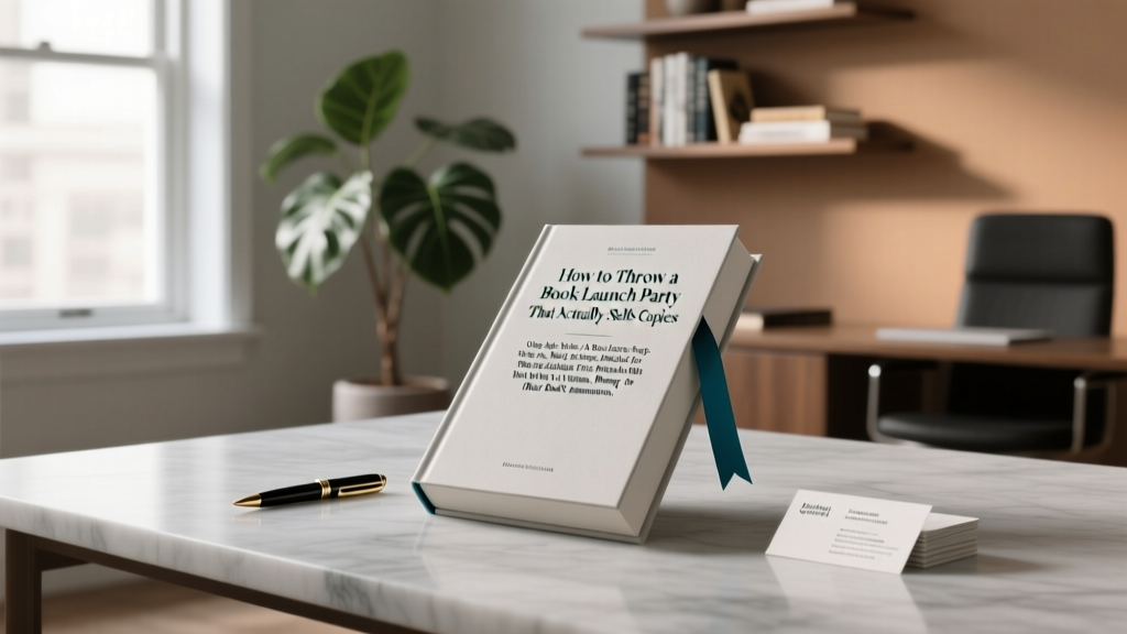 How to Throw a Book Launch Party That Actually Sells Copies (Not Just Serves Wine): A Step-by-Step, Stress-Light Guide for First-Time Authors Who Don’t Want to Waste Time, Money, or Their Book’s Momentum