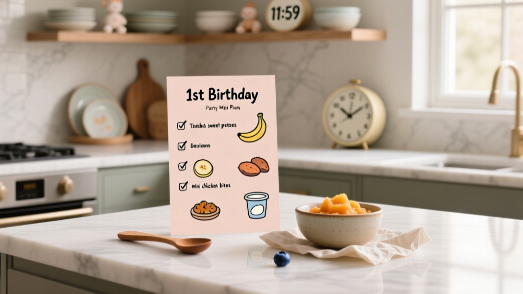 What to Serve at 1st Birthday Party: The Realistic, Stress-Free Menu Plan That Works for Toddlers, Parents, AND Your Sanity (No Over-Catering, No Food Waste, No Guilt)