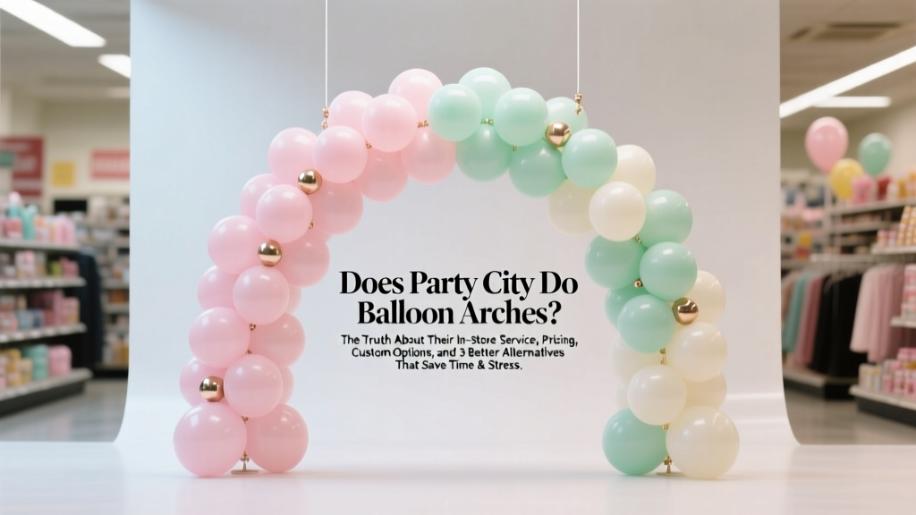 Does Party City Do Balloon Arches? The Truth About Their In-Store Service, Pricing, Custom Options, and 3 Better Alternatives That Save Time & Stress