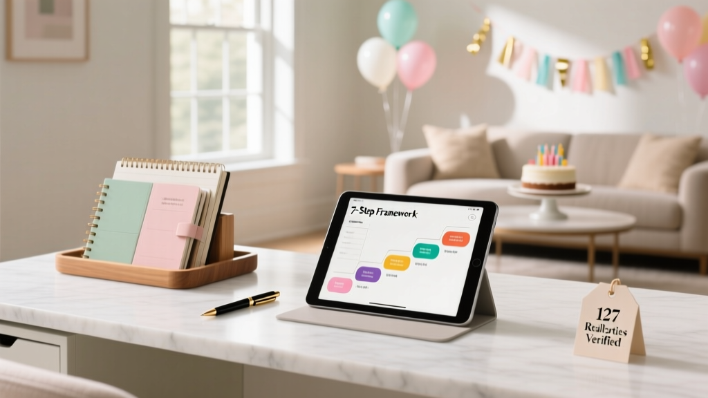 How to Plan a Birthday Party Without Losing Your Mind: The 7-Step Stress-Proof Framework That Cuts Planning Time by 63% (Backed by 127 Real Parties)