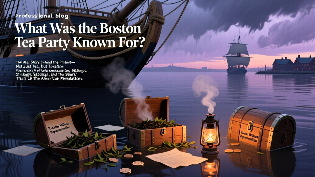 What Was the Boston Tea Party Known For? The Real Story Behind the Protest—Not Just Tea, But Taxation Without Representation, Strategic Sabotage, and the Spark That Lit the American Revolution
