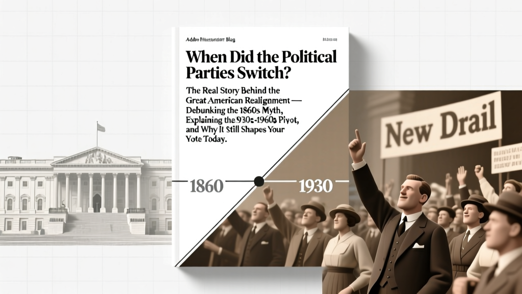 When Did the Political Parties Switch? The Real Story Behind the Great American Realignment — Debunking the 1860s Myth, Explaining the 1930s–1960s Pivot, and Why It Still Shapes Your Vote Today
