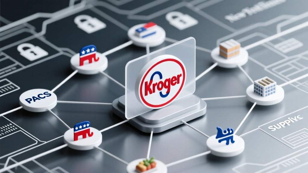 What political party does Kroger support? The truth about corporate PACs, lobbying, and why 'support' is the wrong question — plus how to decode real political influence in grocery retail supply chains.