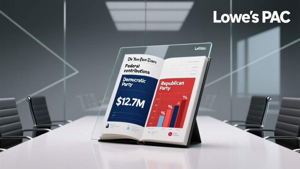What political party does Lowe's support? The truth about corporate PAC donations, lobbying records, and how their $12.7M in federal contributions actually breaks down by party—and why 'support' is the wrong word to use.