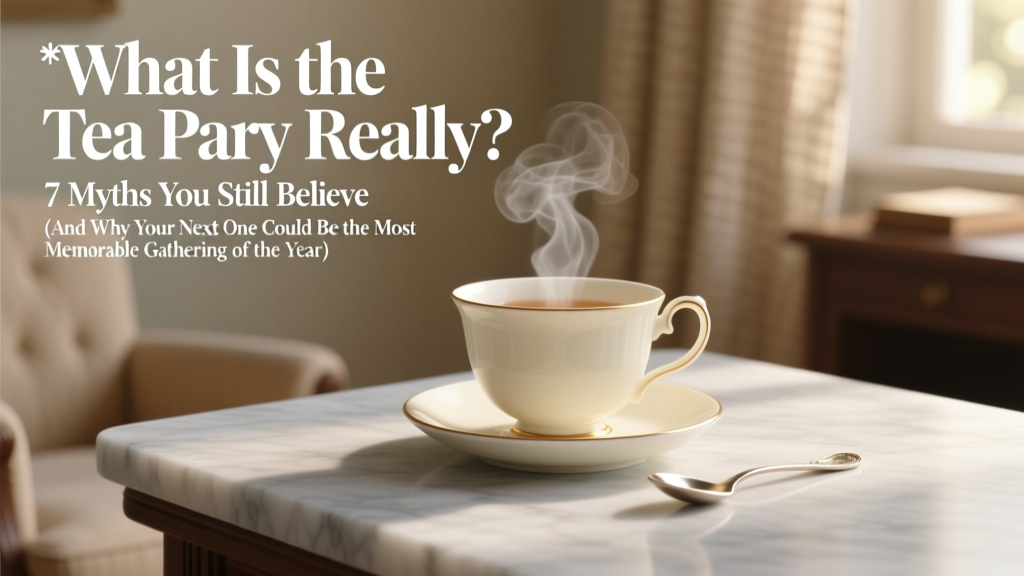 What Is the Tea Party Really? 7 Myths You Still Believe (And Why Your Next One Could Be the Most Memorable Gathering of the Year)