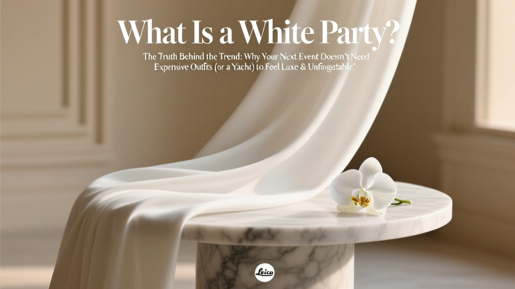 What Is a White Party? The Truth Behind the Trend: Why Your Next Event Doesn’t Need Expensive Outfits (or a Yacht) to Feel Luxe & Unforgettable