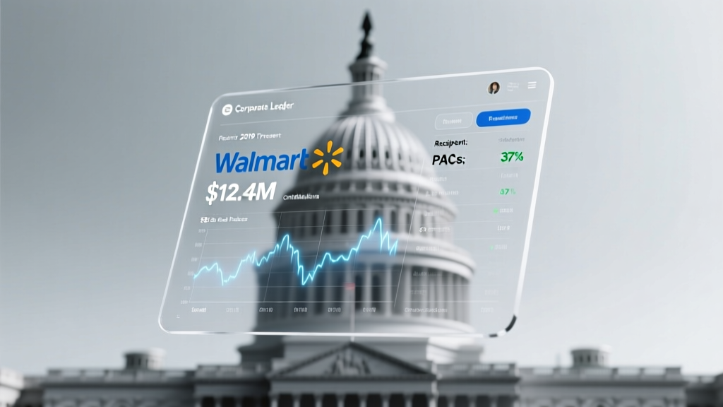 What political party does Walmart support? The truth about corporate political spending — no lobbying spin, no partisan spin, just FEC data, PAC disclosures, and what their $12.4M in federal contributions actually funded since 2019.