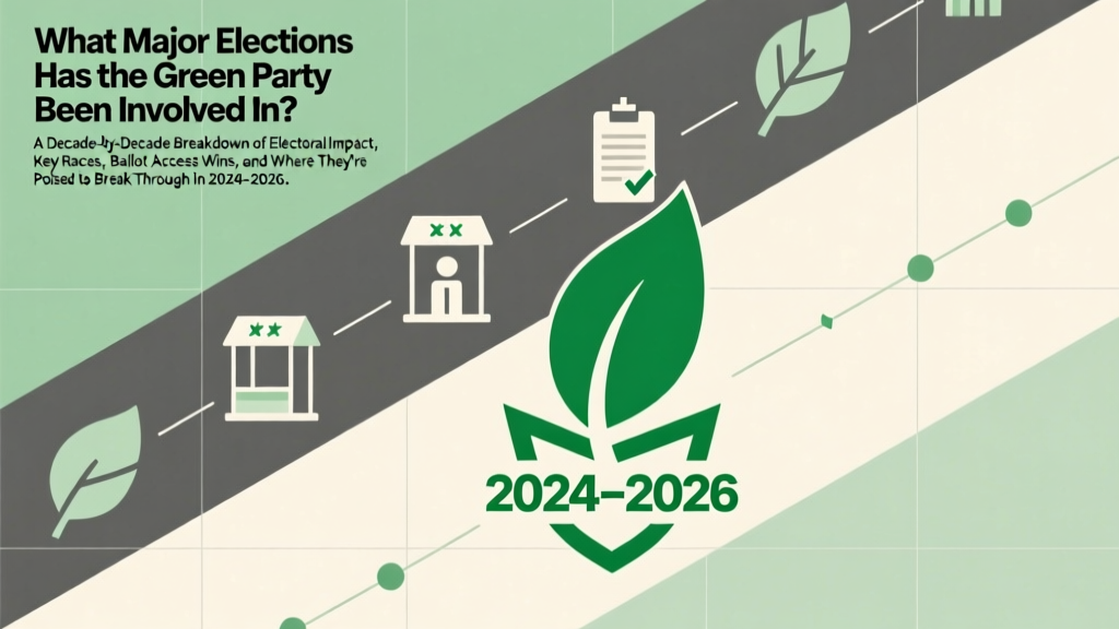 What Major Elections Has the Green Party Been Involved In? A Decade-by-Decade Breakdown of Electoral Impact, Key Races, Ballot Access Wins, and Where They’re Poised to Break Through in 2024–2026
