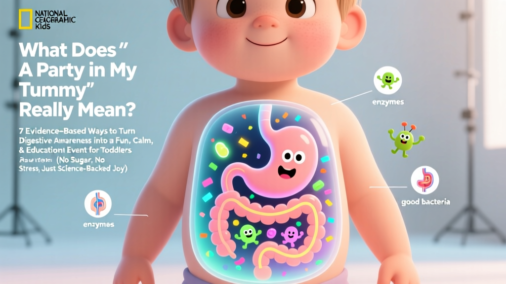 What Does 'A Party in My Tummy' Really Mean? 7 Evidence-Based Ways to Turn Digestive Awareness Into a Fun, Calm, & Educational Event for Toddlers (No Sugar, No Stress, Just Science-Backed Joy)