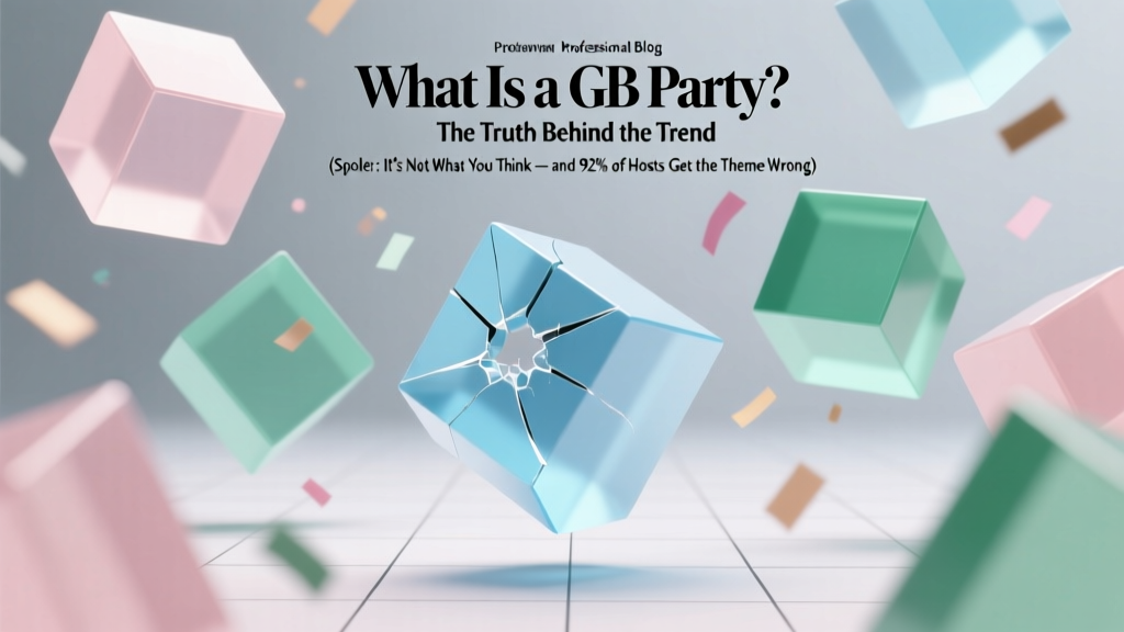 What Is a GB Party? The Truth Behind the Trend (Spoiler: It’s Not What You Think — and 92% of Hosts Get the Theme Wrong)