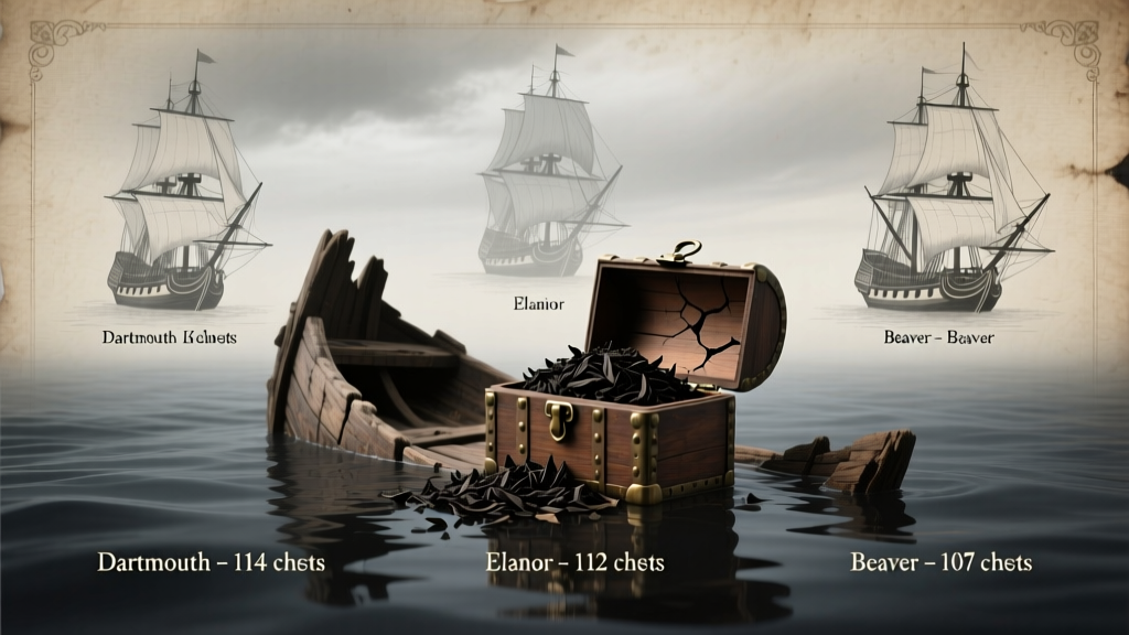 How Much Tea Was Dumped in Boston Tea Party? The Exact Tonnage, Ship-by-Ship Breakdown, and Why Modern Reenactors Get It Wrong Every Time