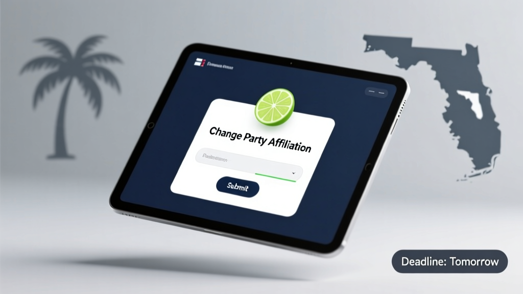How Do You Change Party Affiliation in Florida? The 4-Step Official Process (No Mail Delays, No Rejection Risks, and What to Do If Your Deadline Is Tomorrow)