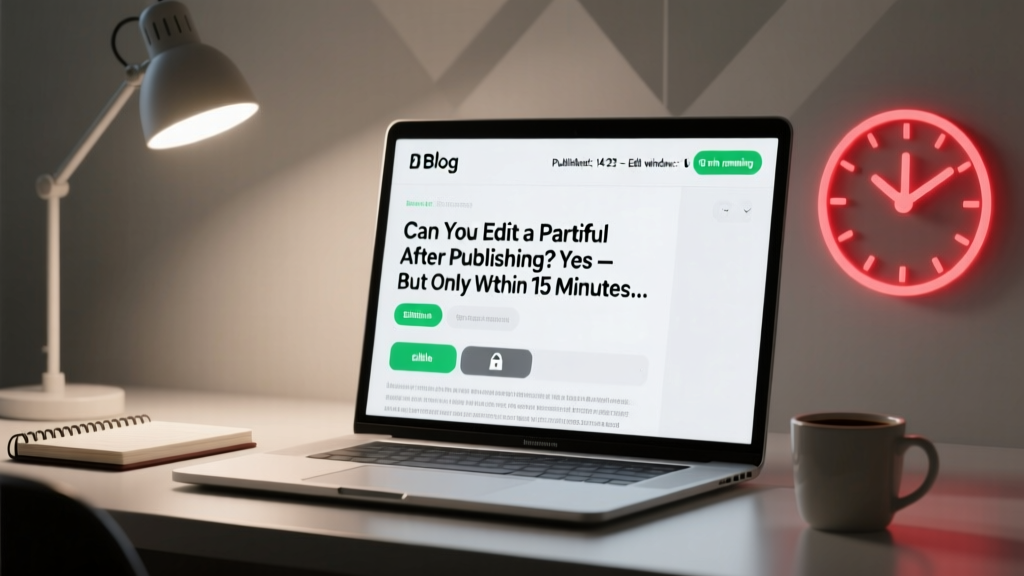 Can You Edit a Partiful After Publishing? Yes — But Only Within 15 Minutes (Here’s Exactly What You Can Change, What’s Locked, and How to Avoid Last-Minute Panic)