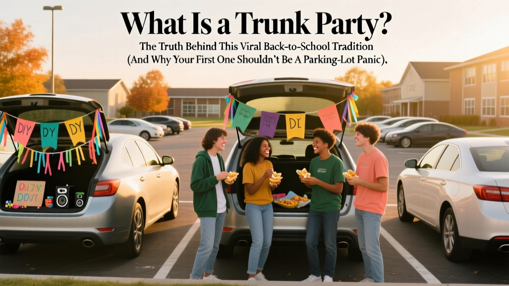 What Is a Trunk Party? The Truth Behind This Viral Back-to-School Tradition (And Why Your First One Shouldn’t Be a Parking-Lot Panic)