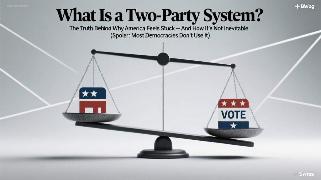 What Is a Two Party System? The Truth Behind Why America Feels Stuck — And How It’s Not Inevitable (Spoiler: Most Democracies Don’t Use It)