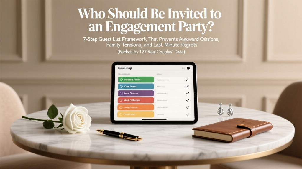 Who Should Be Invited to an Engagement Party? The 7-Step Guest List Framework That Prevents Awkward Omissions, Family Tensions, and Last-Minute Regrets (Backed by 127 Real Couples’ Data)
