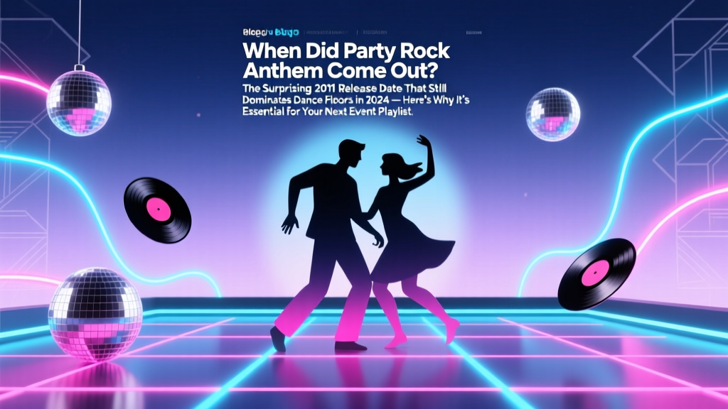 When Did Party Rock Anthem Come Out? The Surprising 2011 Release Date That Still Dominates Dance Floors in 2024 — Here’s Why It’s Essential for Your Next Event Playlist