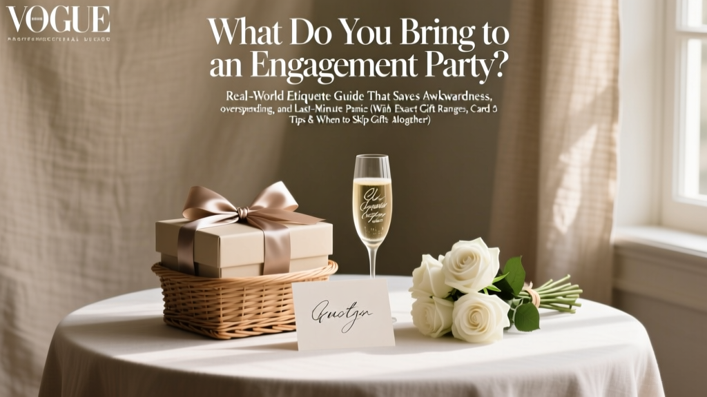 What Do You Bring to an Engagement Party? The Real-World Etiquette Guide That Saves Awkwardness, Overspending, and Last-Minute Panic (With Exact Gift Ranges, Card Tips & When to Skip Gifts Altogether)