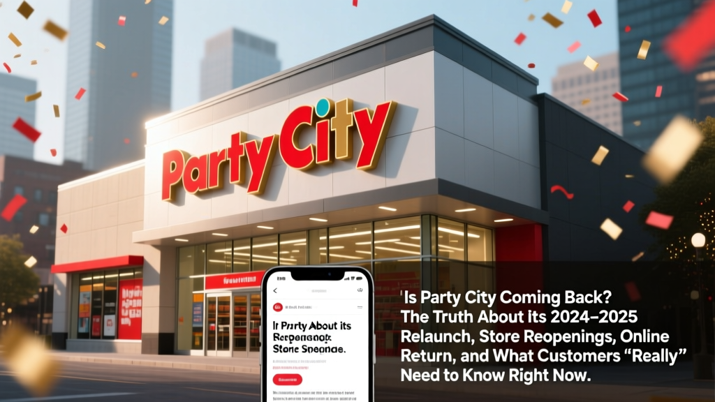 Is Party City Coming Back? The Truth About Its 2024–2025 Relaunch, Store Reopenings, Online Return, and What Customers *Really* Need to Know Right Now