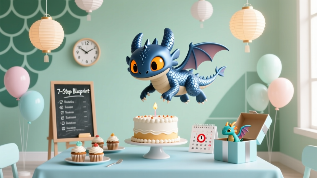 How to Train Your Dragon Birthday Party: The 7-Step Stress-Free Blueprint That Saves 12+ Hours (and Avoids the 'Toothless Tantrum' Trap)
