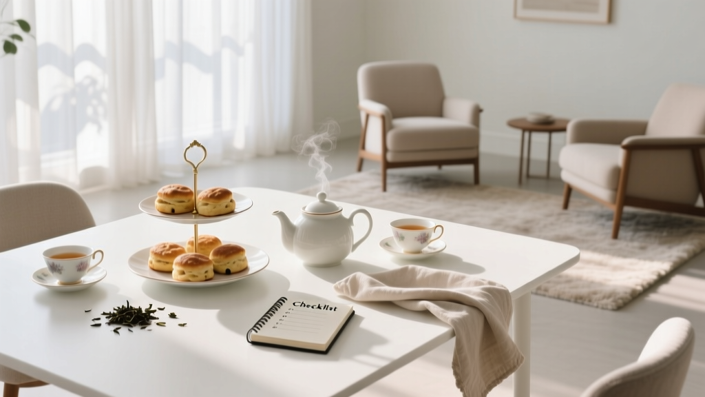 What to Have at a Tea Party: The Realistic, Stress-Free Checklist That Covers Everything from Scones to Seating—No Fancy Silver Required