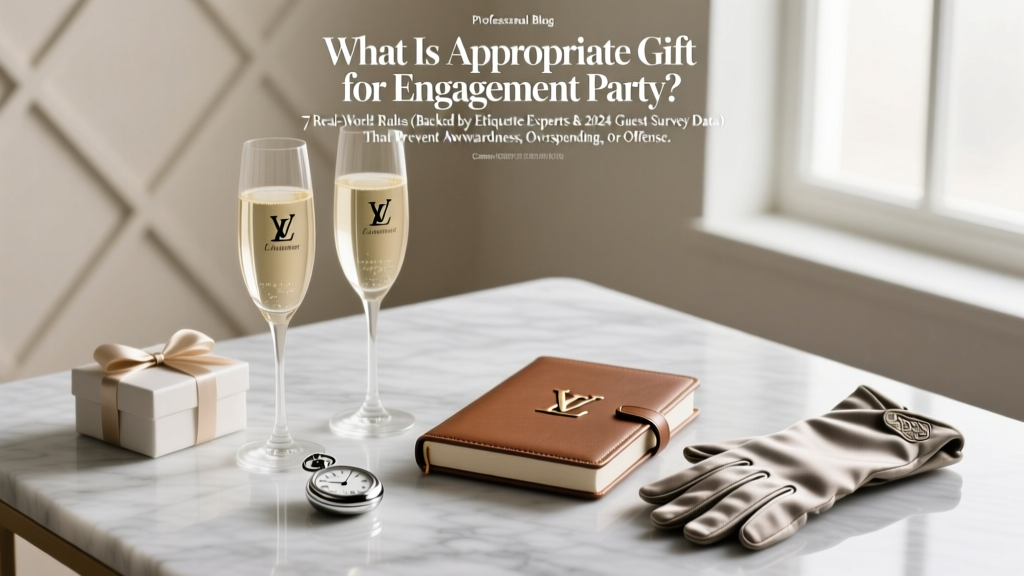 What Is Appropriate Gift for Engagement Party? 7 Real-World Rules (Backed by Etiquette Experts & 2024 Guest Survey Data) That Prevent Awkwardness, Overspending, or Offense