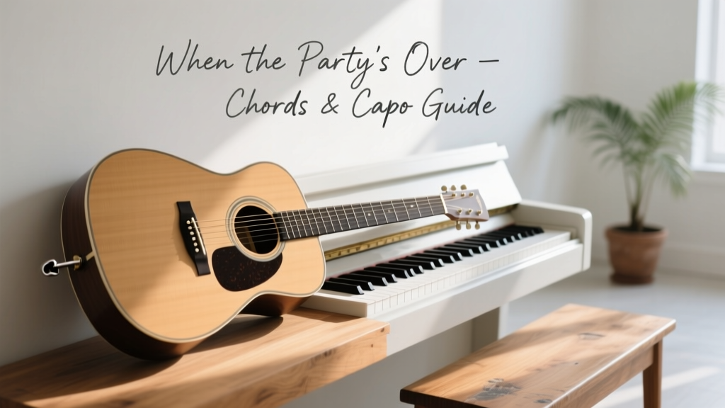 When the Party's Over Chords: The Exact Piano & Guitar Progression (with Capo Options & Vocal Range Tips) That Makes Guests Pause, Tear Up, and Stay Longer — No Music Theory Degree Required