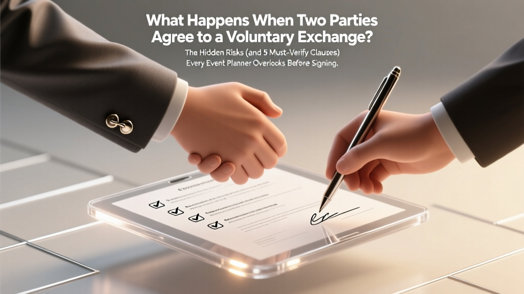 What Happens When Two Parties Agree to a Voluntary Exchange? The Hidden Risks (and 5 Must-Verify Clauses) Every Event Planner Overlooks Before Signing