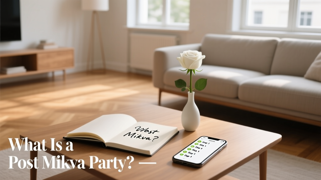 What Is a Post Mikva Party? (And Why Most Families Skip It—Until They Realize How Meaningful & Simple It Can Be With This 7-Step Planning Framework)