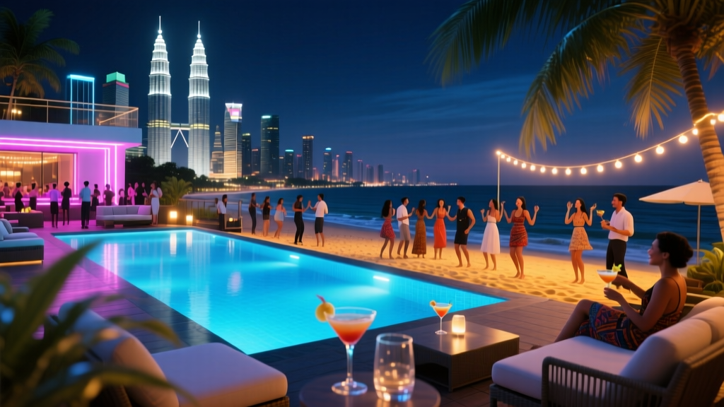 What Is the Party Scene Like in Malaysia? 7 Truths No Travel Guide Tells You (From KL Rooftops to Penang Beach Clubs & Beyond)